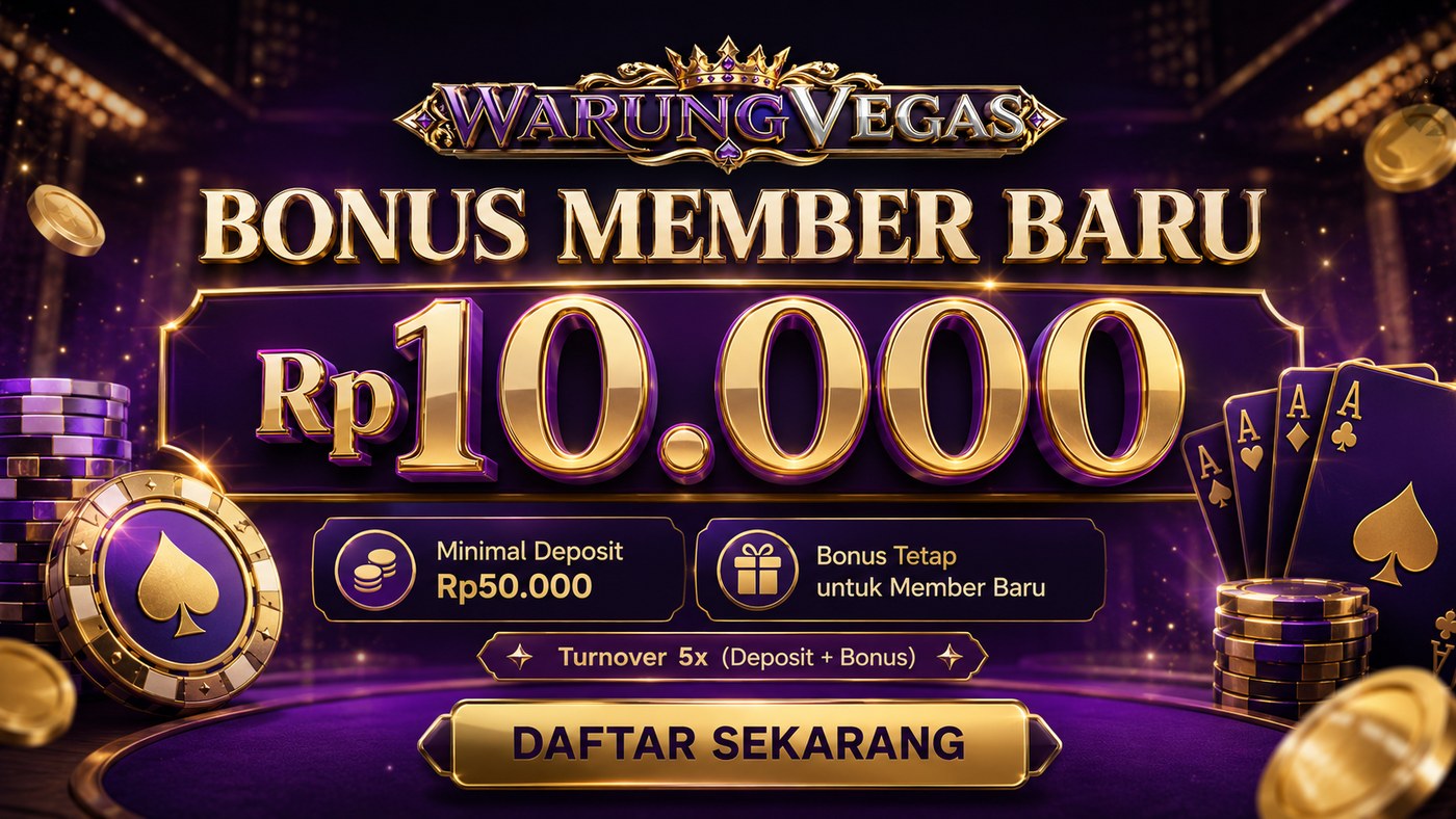 BONUS MEMBER BARU Rp10.000